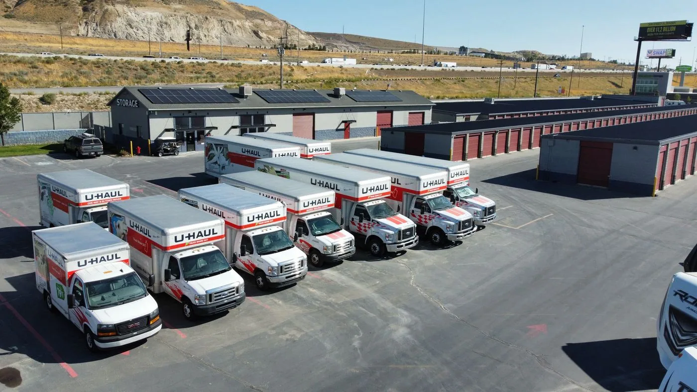 Point of the Mountain storage with U-Haul trucks