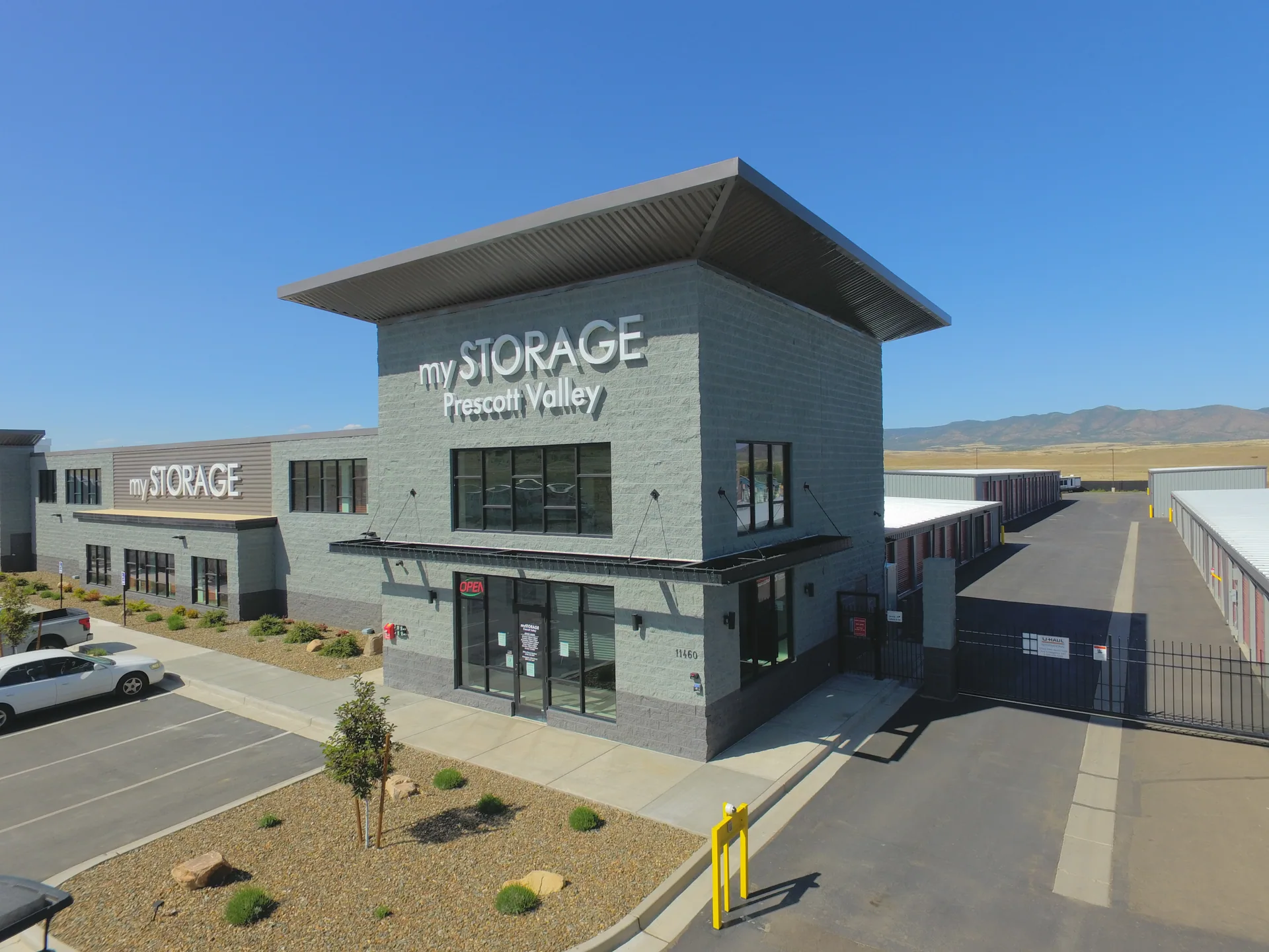 My Storage Prescott Valley branded entrance tower